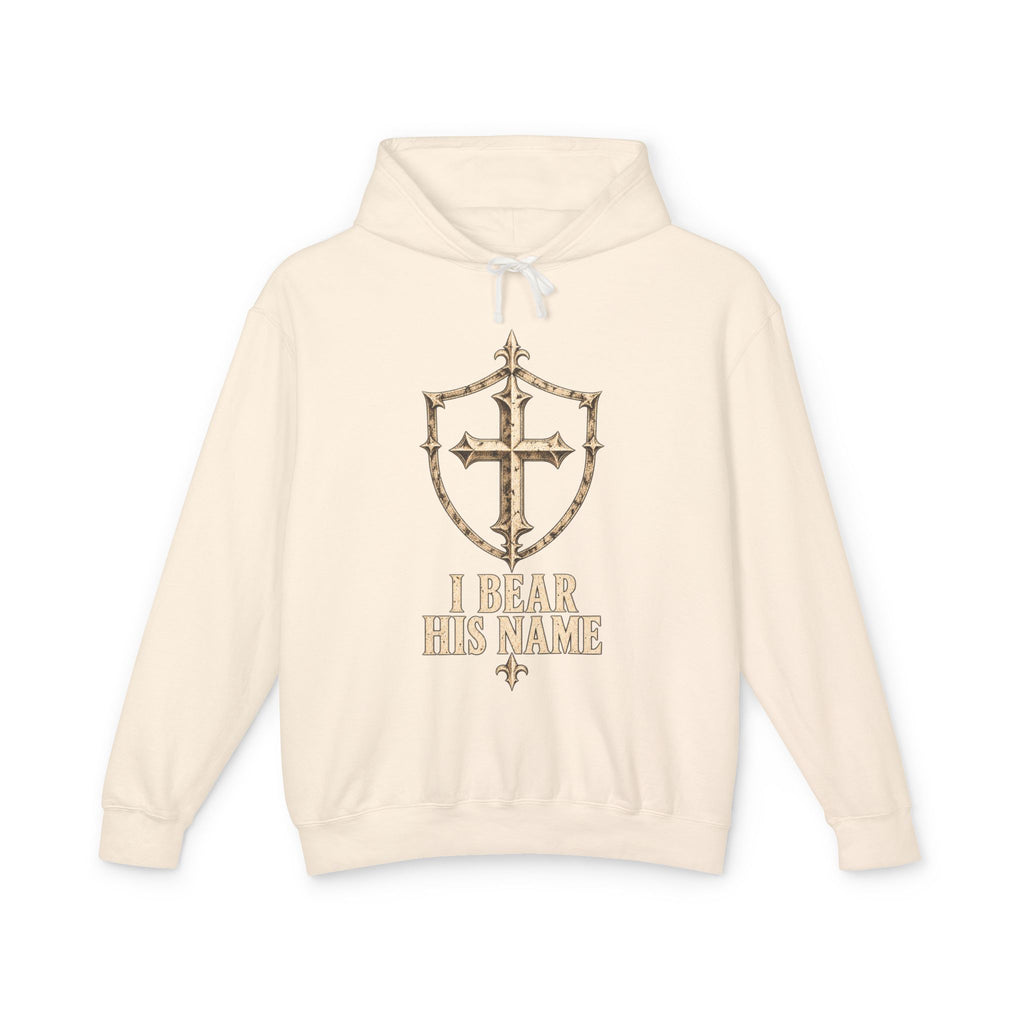 I Bear His Name - Men's Lightweight Hooded Sweatshirt