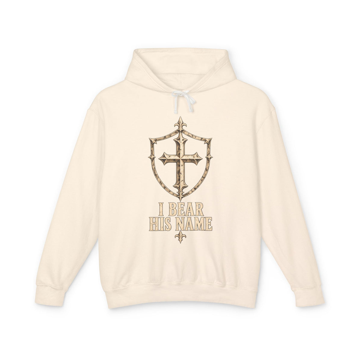 I Bear His Name - Men's Lightweight Hooded Sweatshirt
