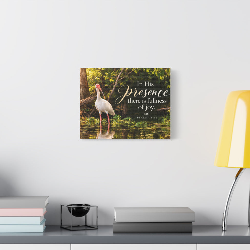 In His Presence Ibis - Canvas