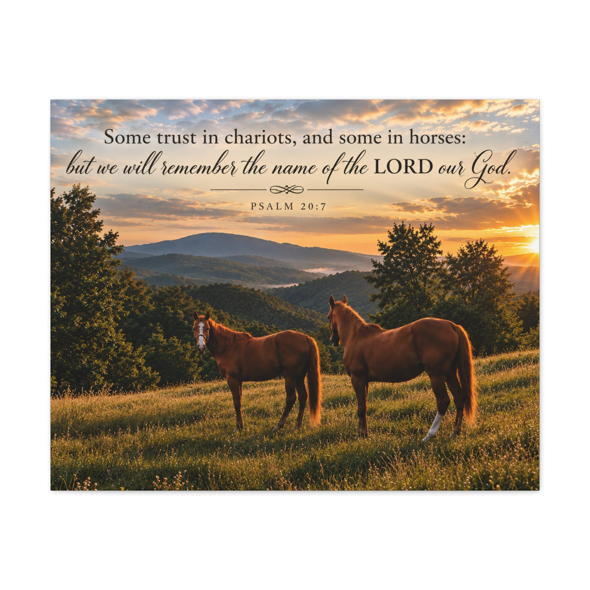 Remember the Name Horses - Canvas