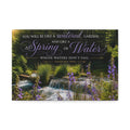 Purple waterfall | Canvas