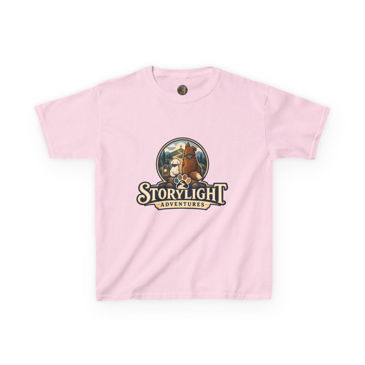 Kids T‑Shirt — "Storylight Adventures" Logo Tee for Kids | Cute Outdoor Adventure Shirt