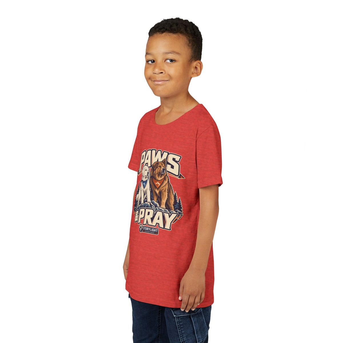 Paws & Pray 2 - Youth T‑Shirt