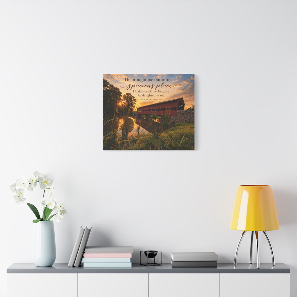 Into a Spacious Place - Canvas