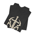 Christian Sword T-Shirt — Be Watchful, Stand Firm Bible Verse Tee