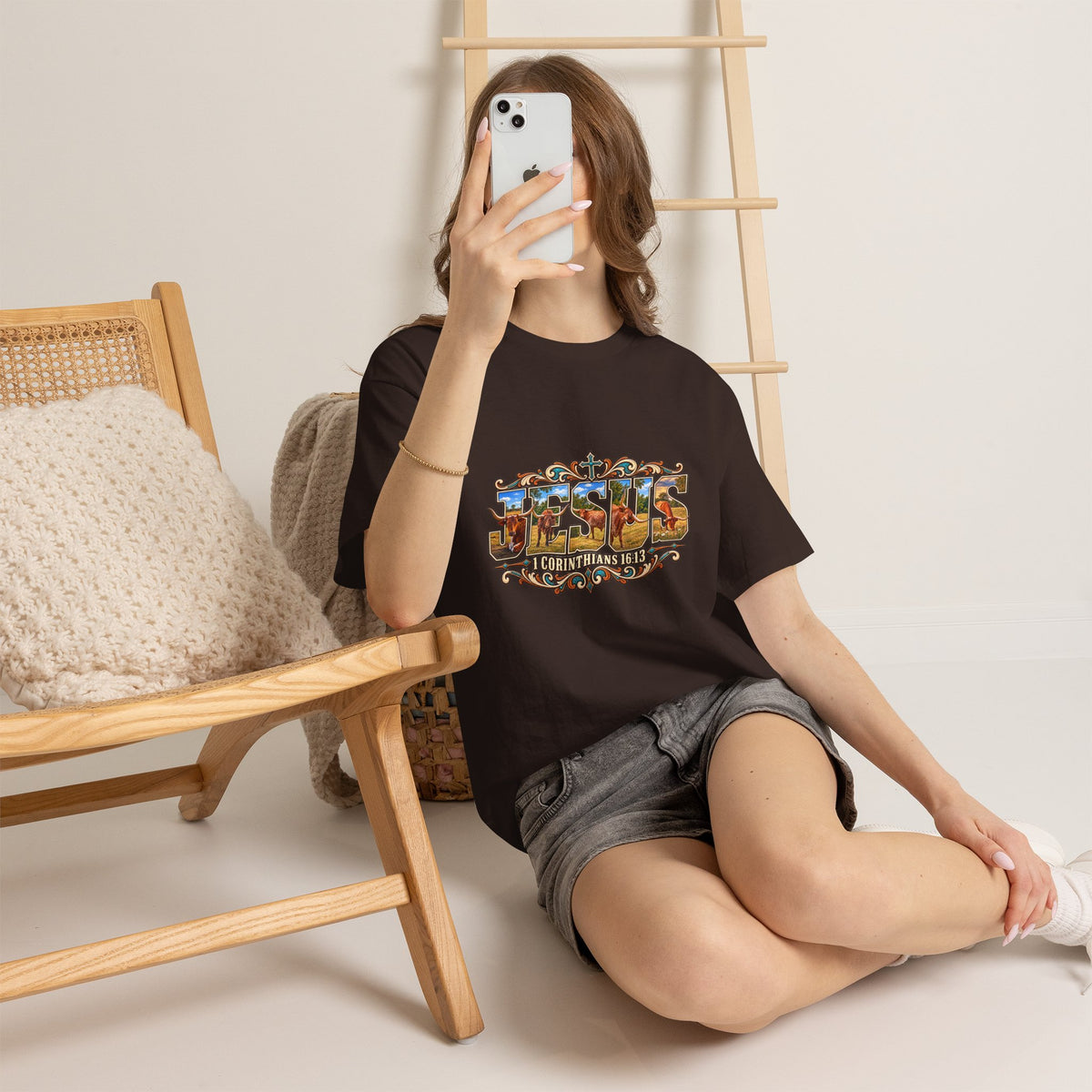 Jesus Longhorn - Shirt