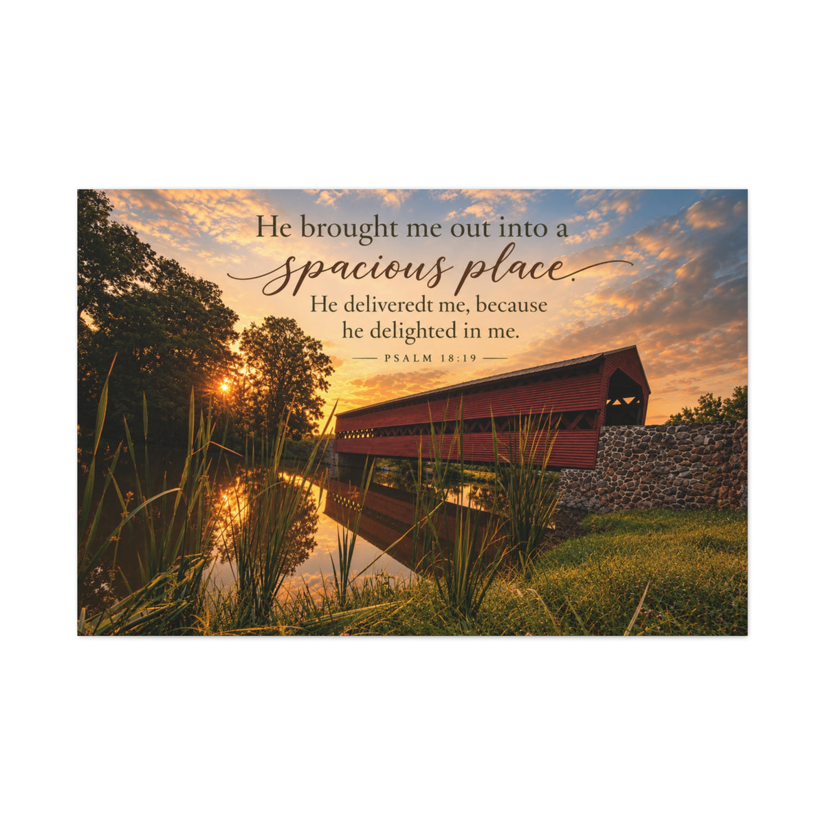Into a Spacious Place - Canvas