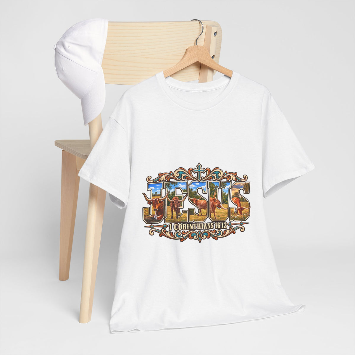Jesus Longhorn - Shirt