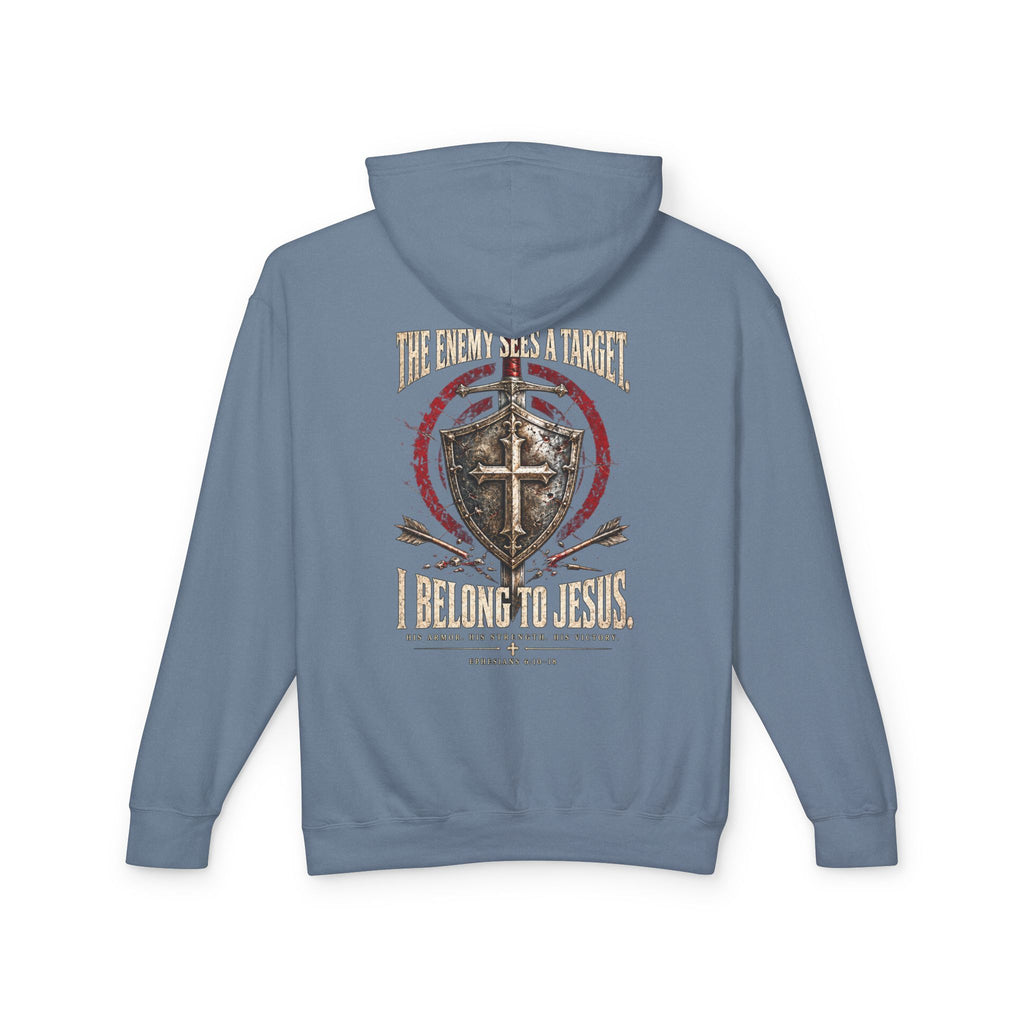 I Bear His Name - Men's Lightweight Hooded Sweatshirt