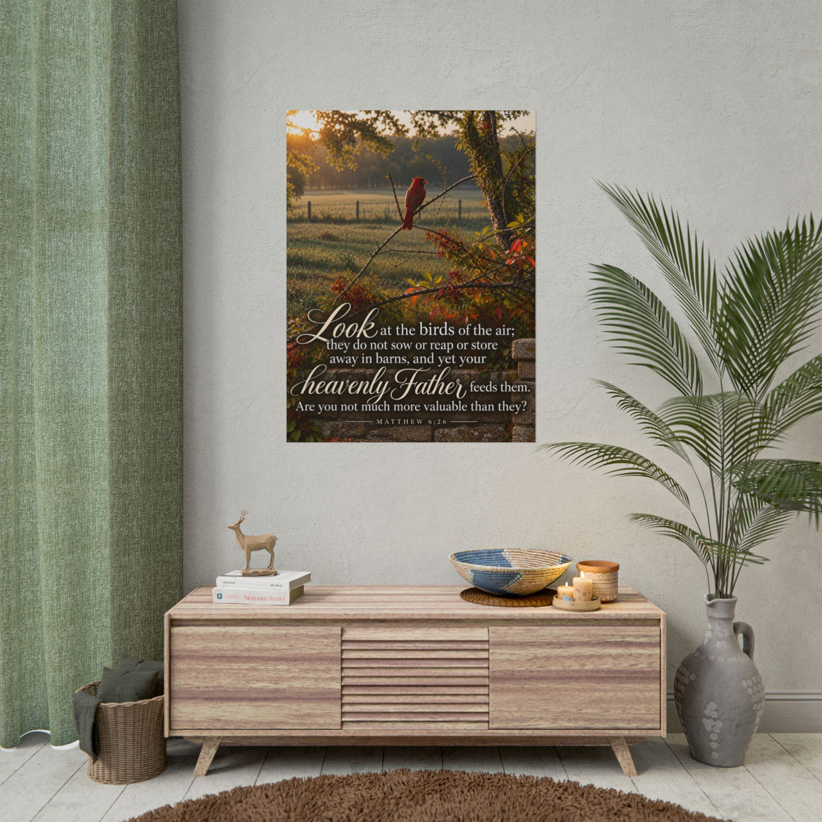 Fed by the Father Cardinal - Poster