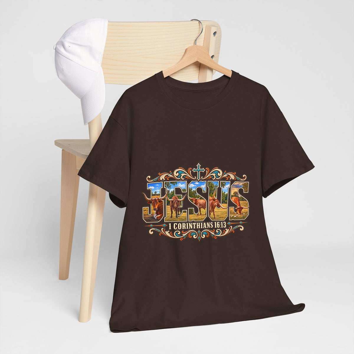 Jesus Longhorn - Shirt