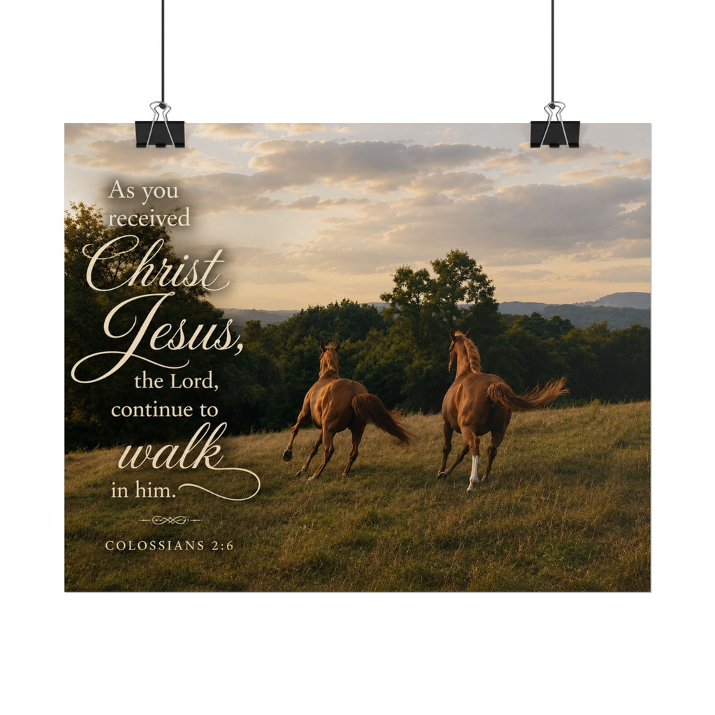 Walk in Him Poster