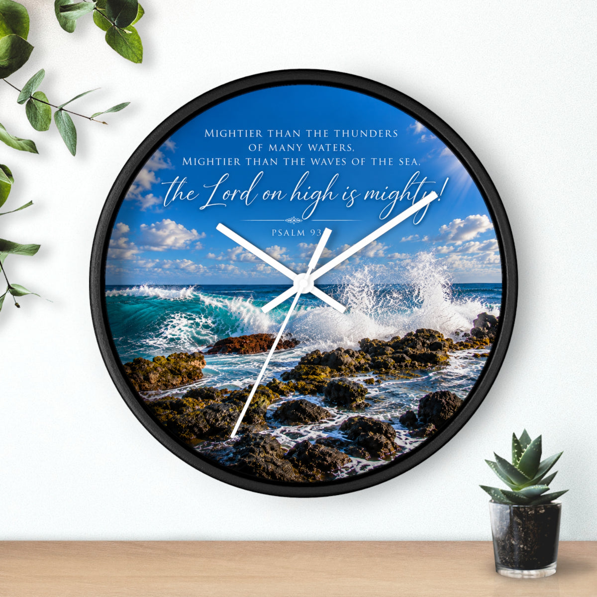 He is Mighty! - Clock