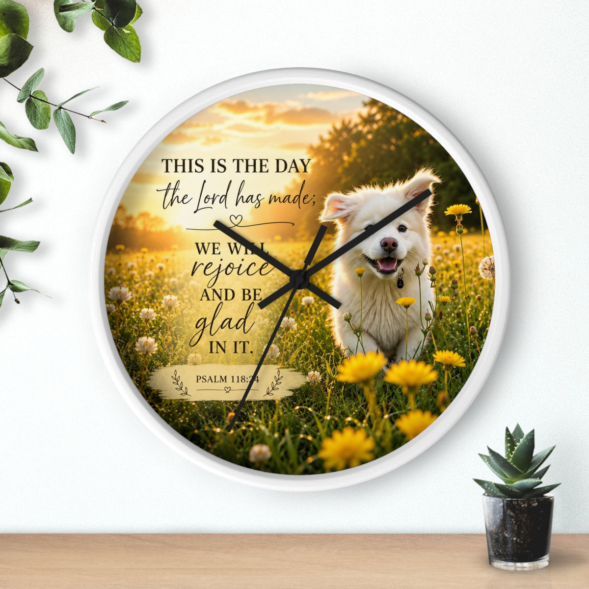 Rejoice Puppy = Clock