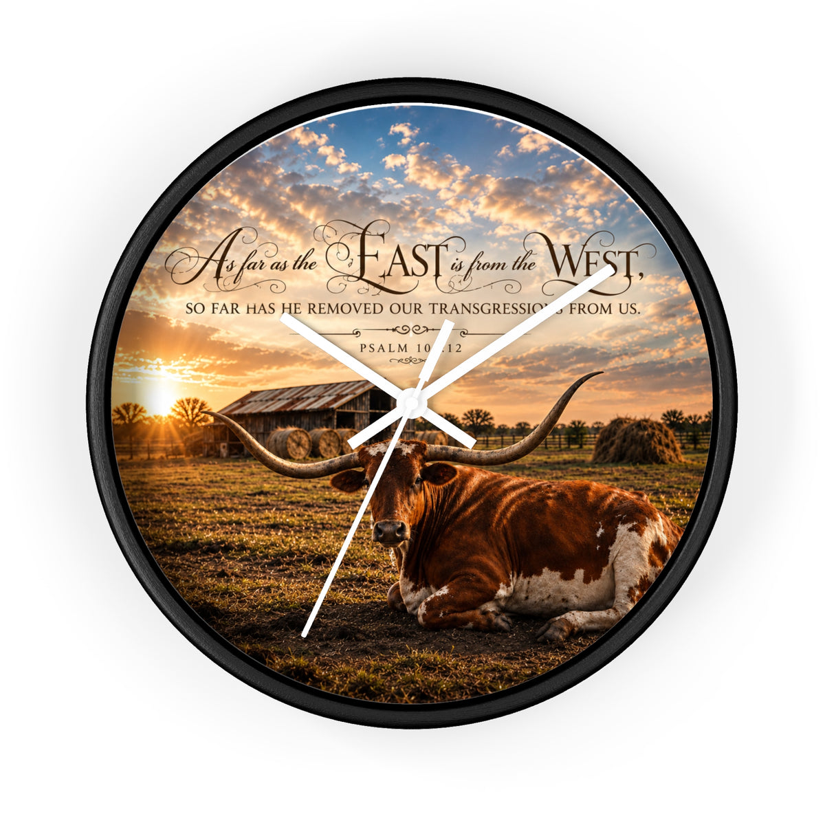 As Far as the East Longhorn - Clock