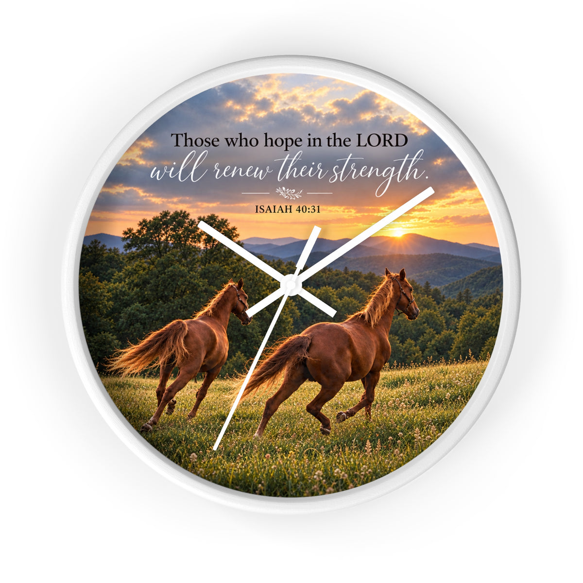 Renewed Strength - Clock