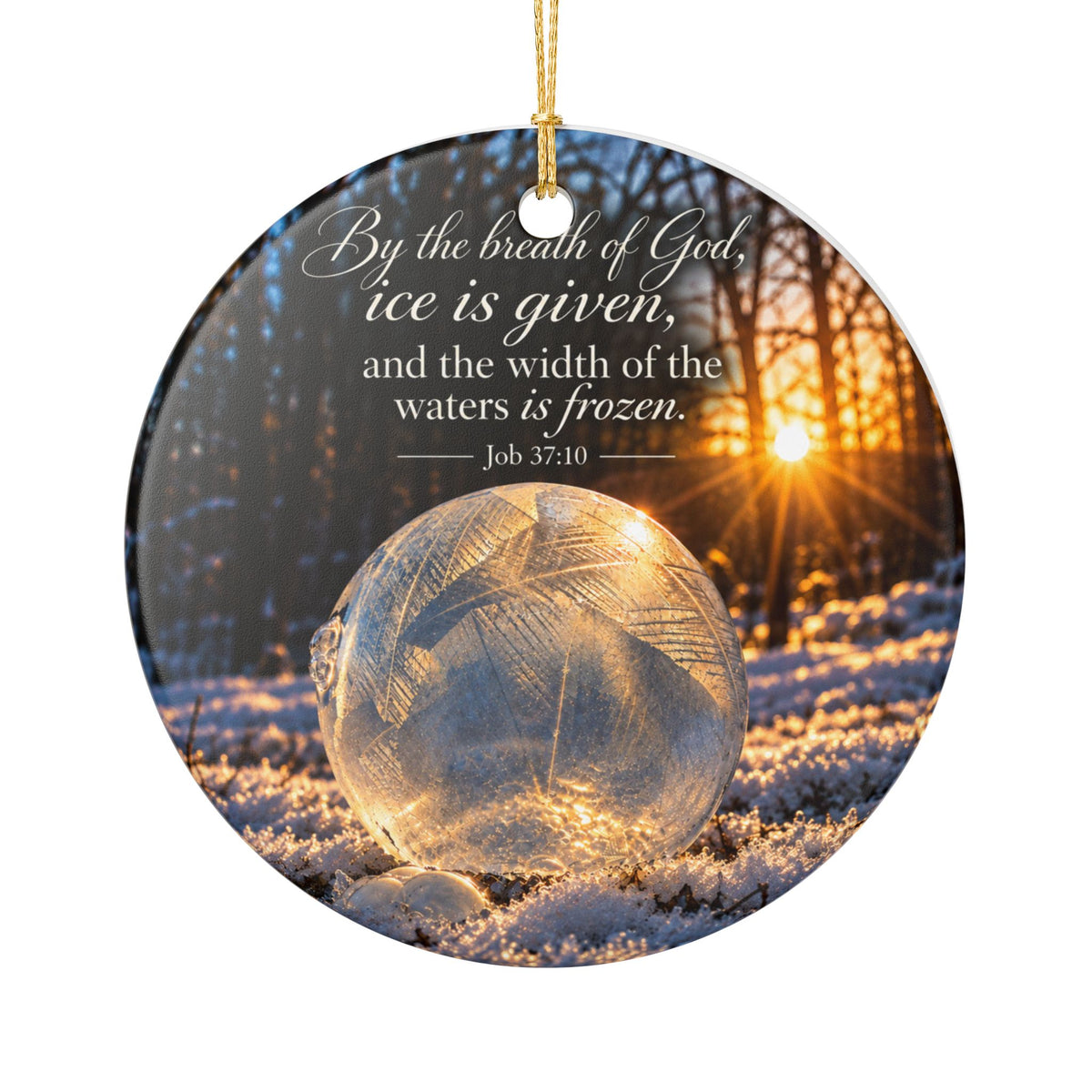 By His Breath - Ornament