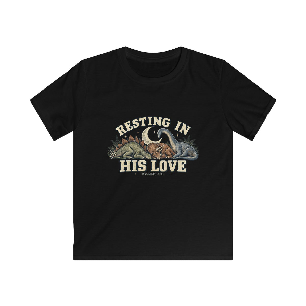 Kids “Resting in His Love” Christian Faith T-Shirt
