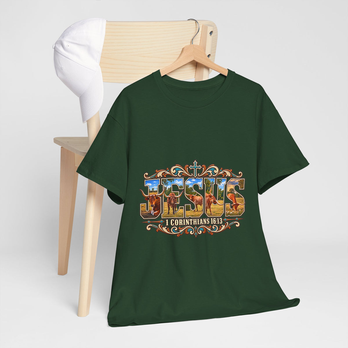 Jesus Longhorn - Shirt