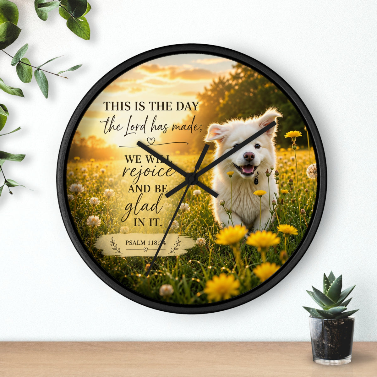 Rejoice Puppy = Clock