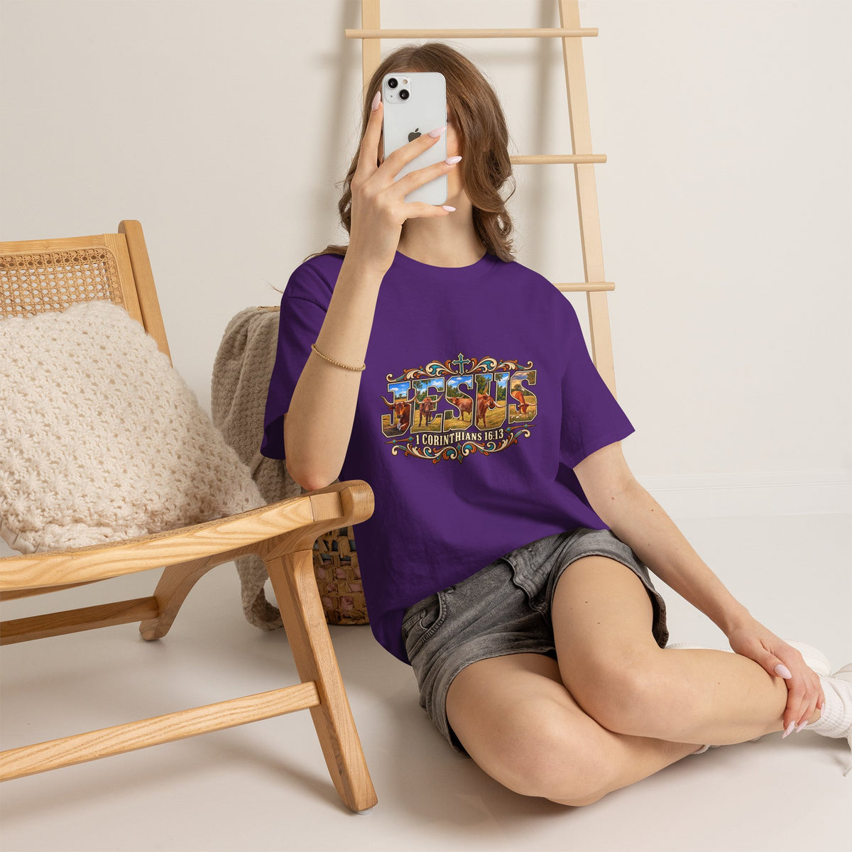 Jesus Longhorn - Shirt