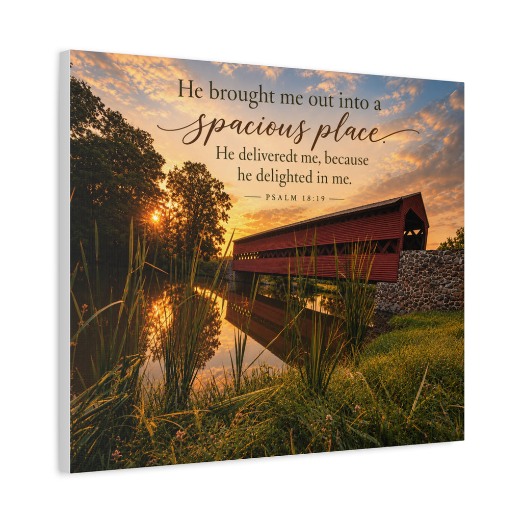 Into a Spacious Place - Canvas