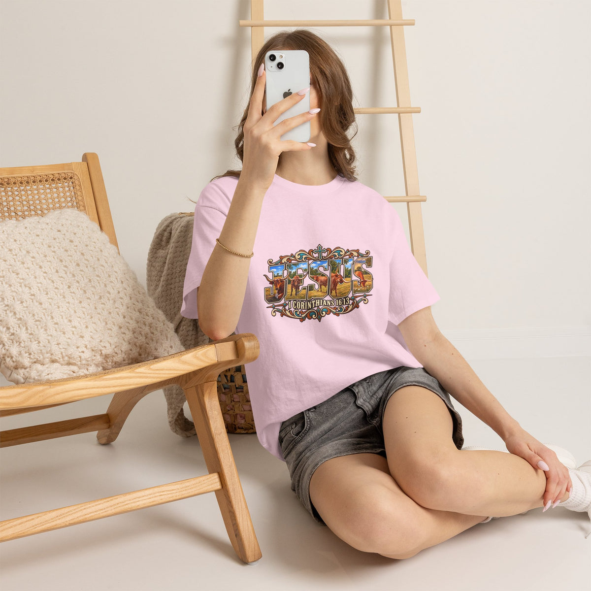 Jesus Longhorn - Shirt