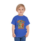 Personalized Toddler Tee - "Kaison is Two-rific!" Dinosaur 2nd Birthday Shirt