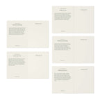 Inspirational Flower Greeting Cards 5-Pack – Sympathy, Love & Encouragement