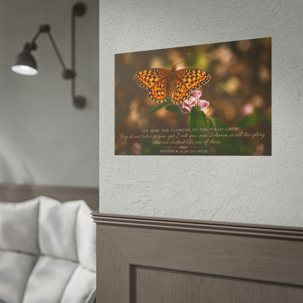 Consider the Flowers - Poster