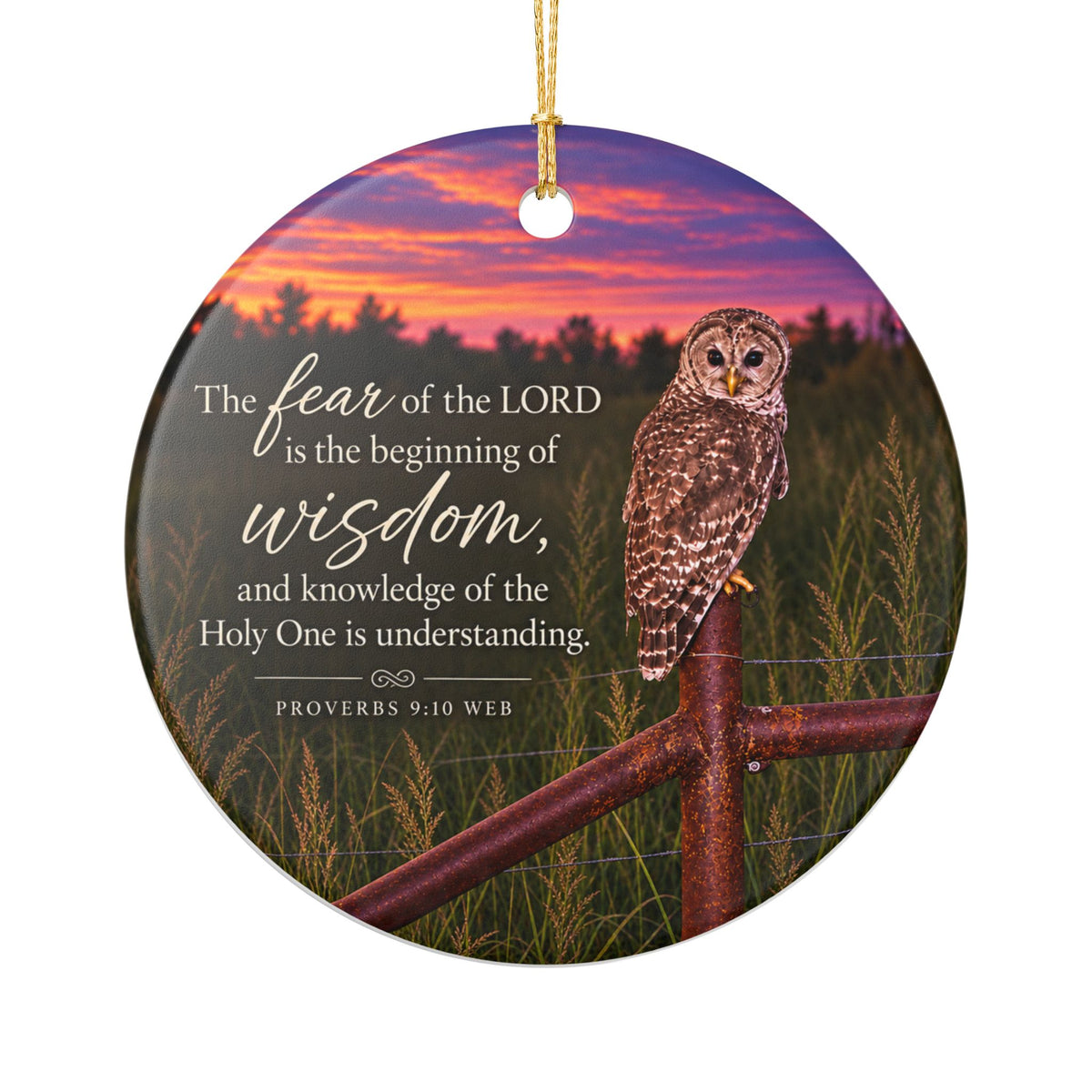 Beginning of Wisdom - Ornament