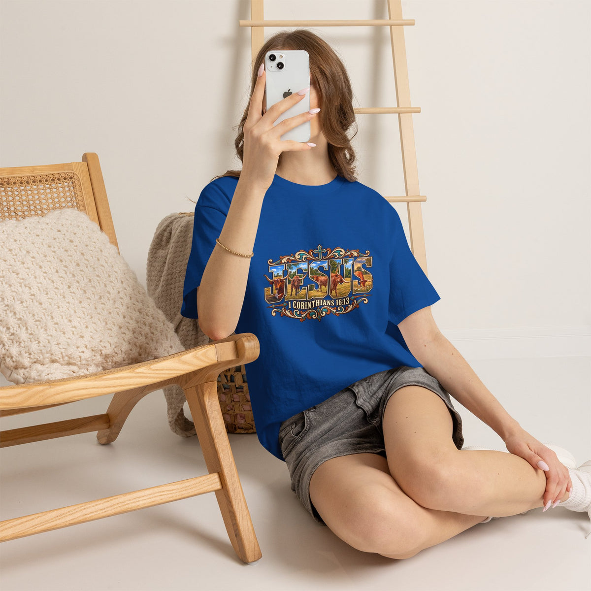 Jesus Longhorn - Shirt