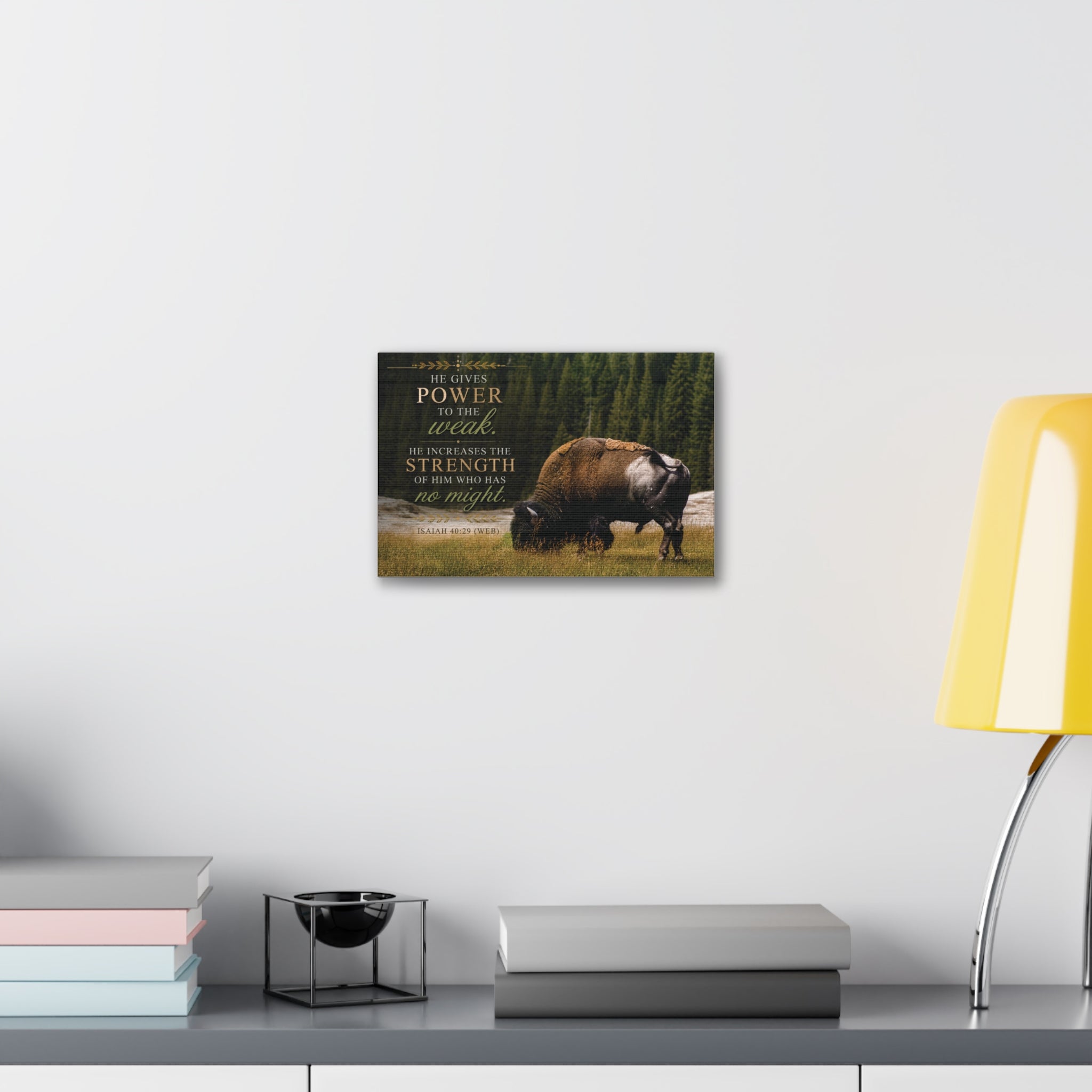 Strength Bison | Canvas