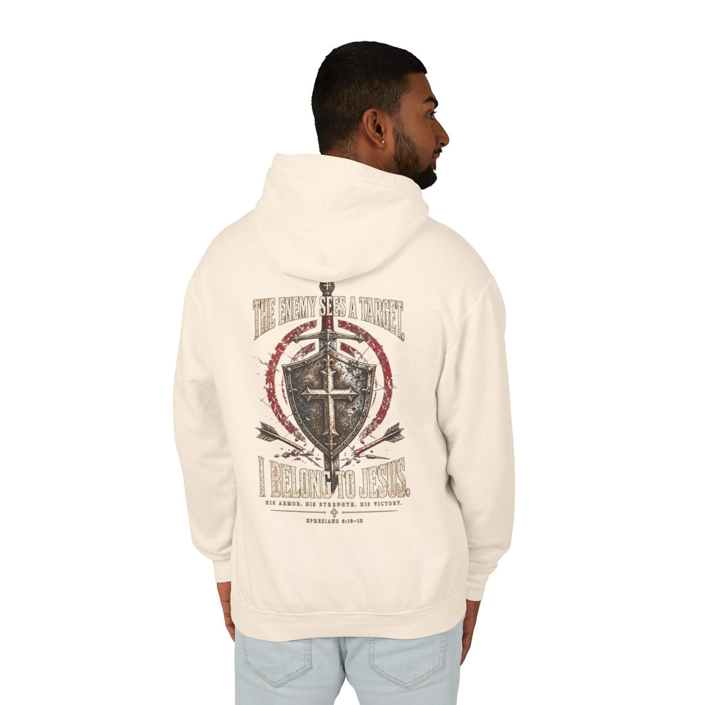I Bear His Name - Men's Lightweight Hooded Sweatshirt