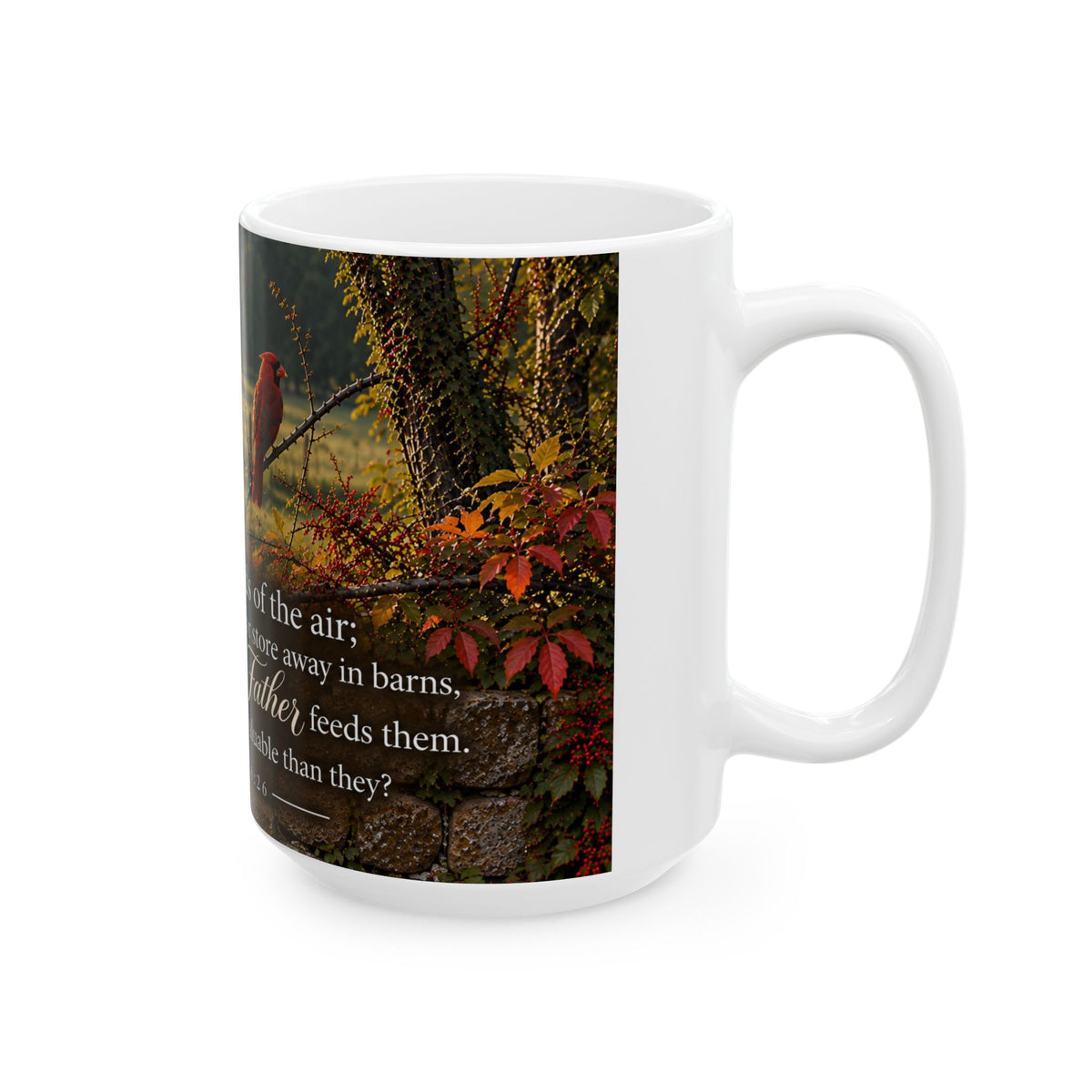 Fed by the Father Cardinal - Mug