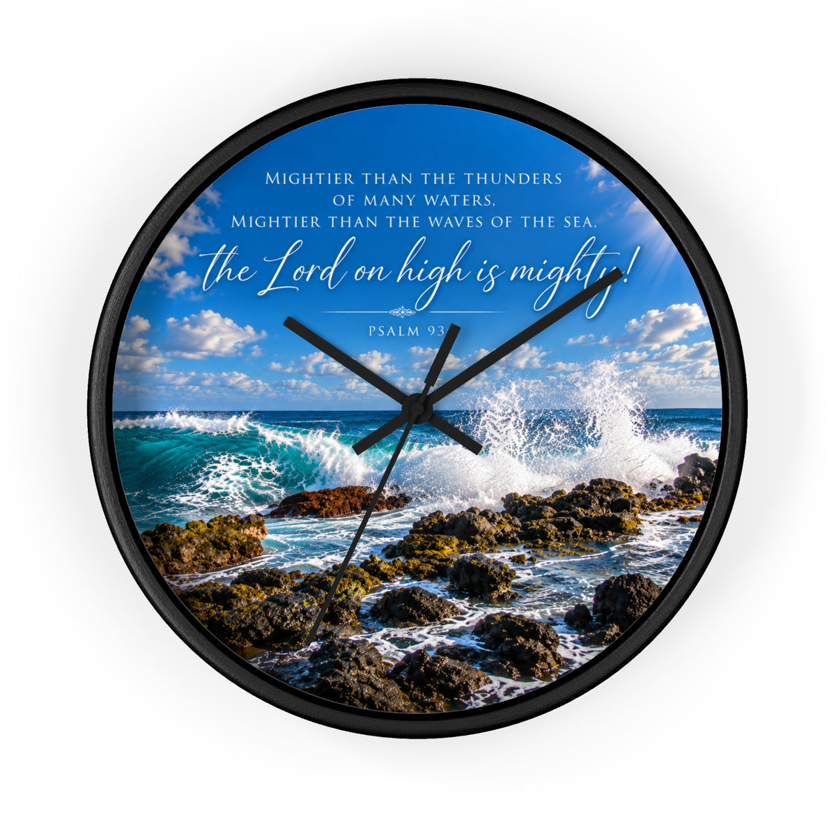He is Mighty! - Clock
