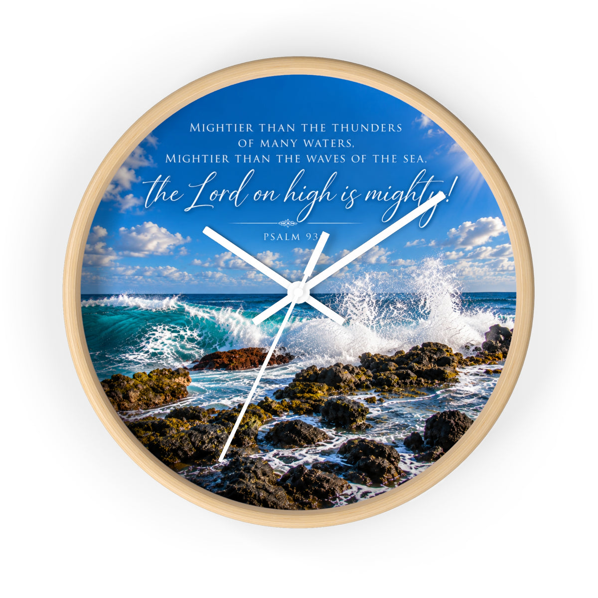 He is Mighty! - Clock
