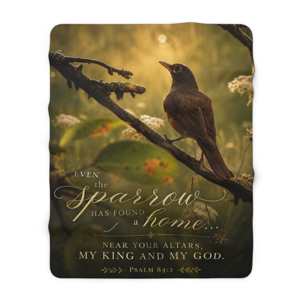 Near Your Altars Bird - Blanket