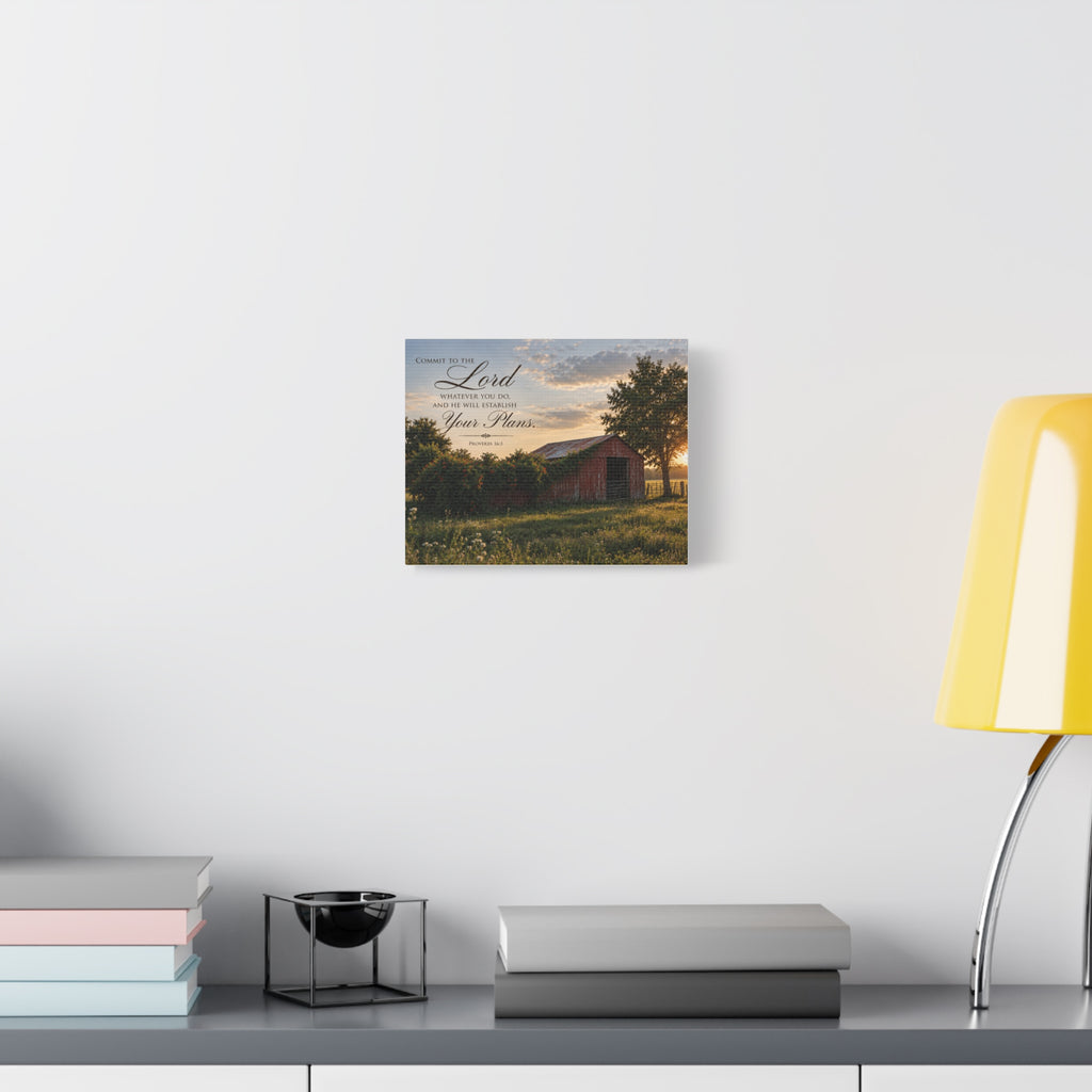 Established by Him - Canvas