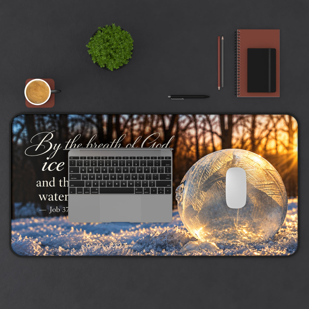By His Breath - Desk Pad