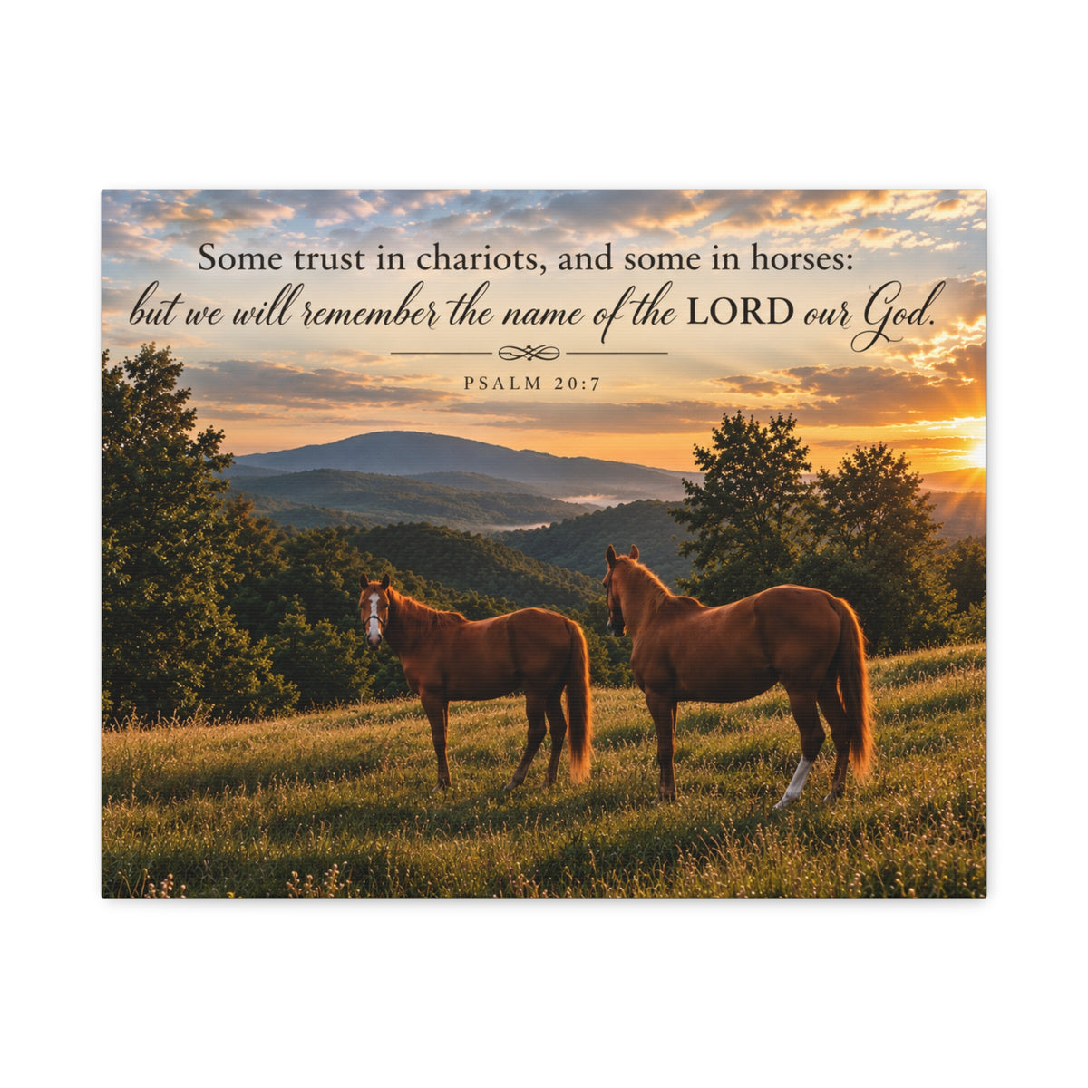 Remember the Name Horses - Canvas