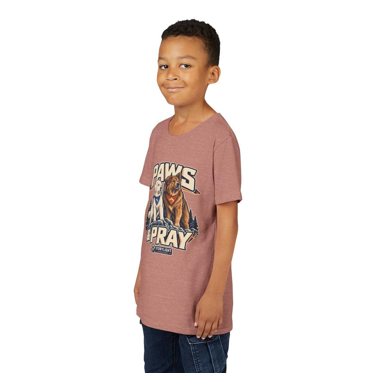 Paws & Pray 2 - Youth T‑Shirt