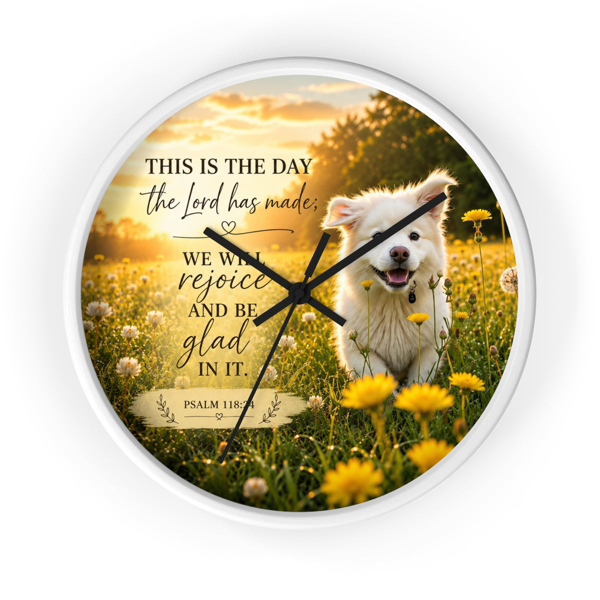 Rejoice Puppy = Clock