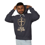 I Bear His Name - Men's Lightweight Hooded Sweatshirt