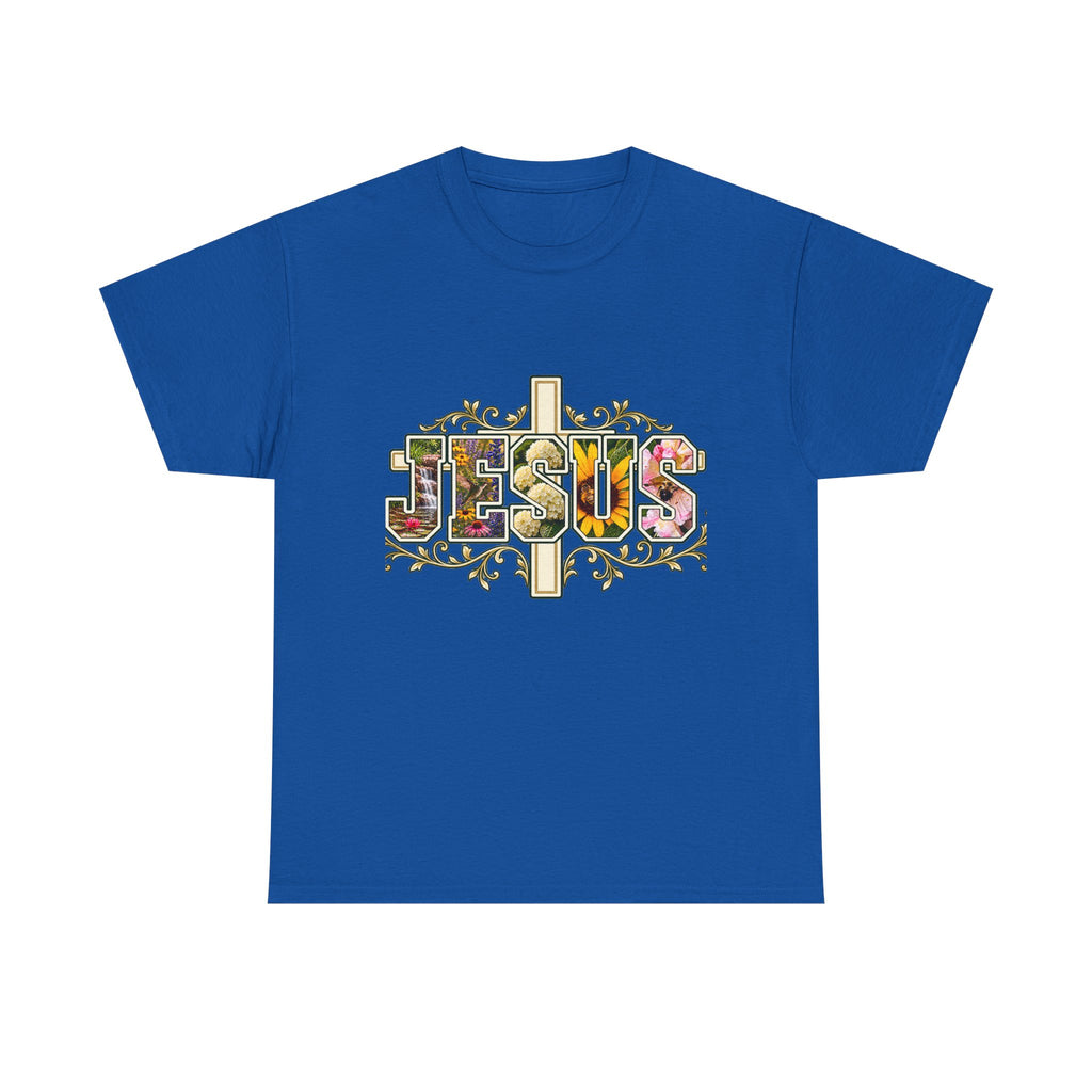 Jesus Floral -Shirt