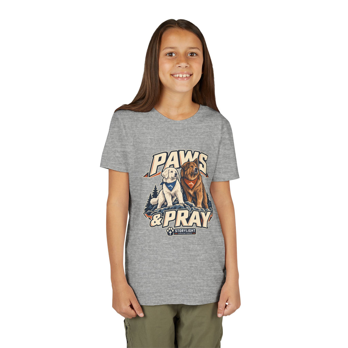 Paws & Pray 2 - Youth T‑Shirt
