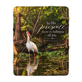 In His Presence Ibis - Blanket