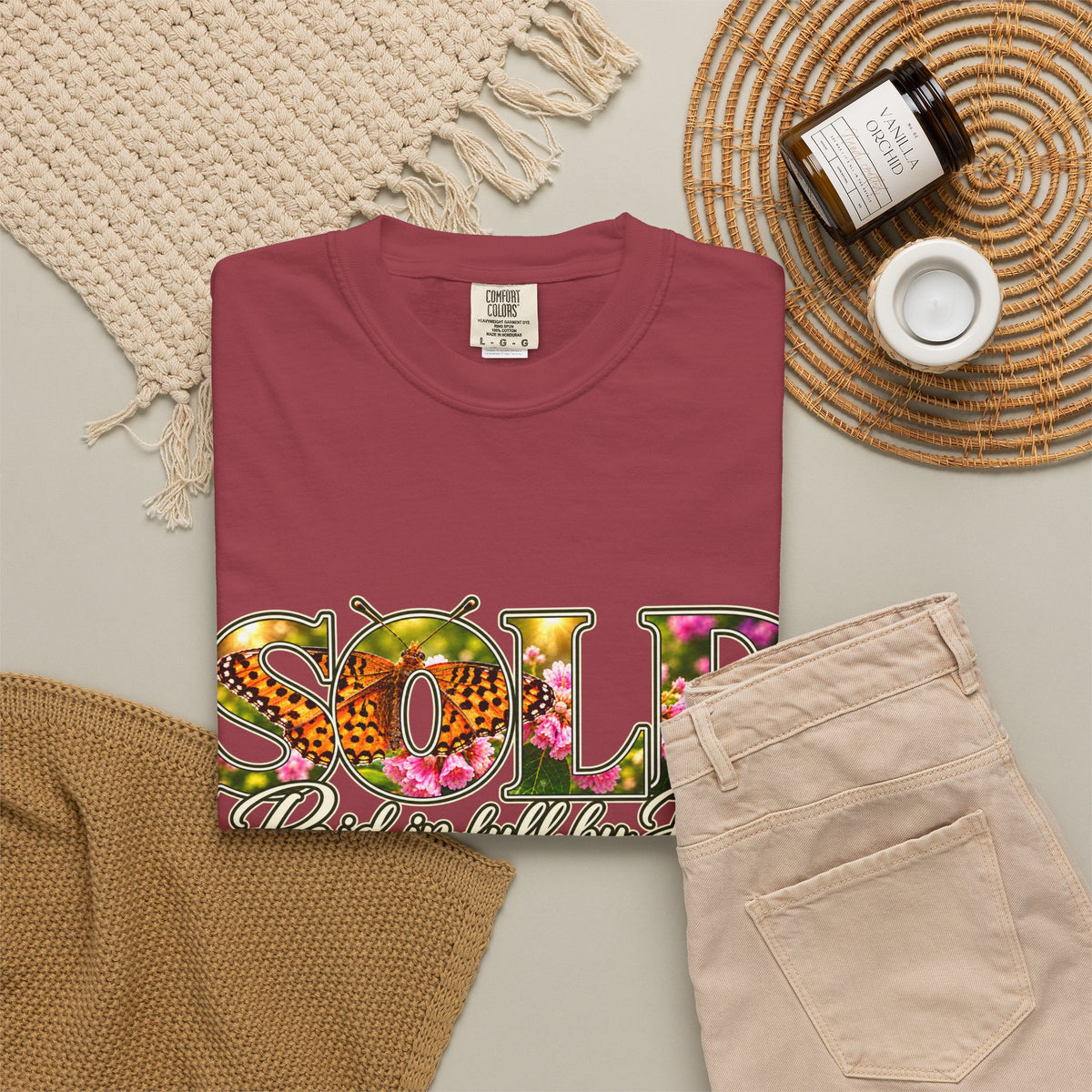 SOLD Consider the Flowers - Shirt