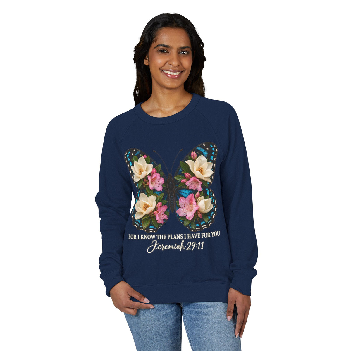 Unisex French Terry Raglan Crewneck