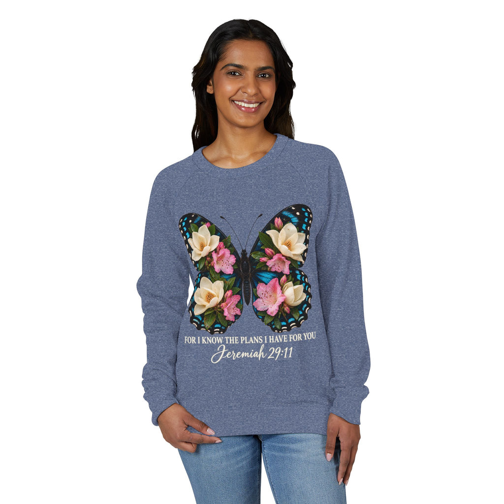 Unisex French Terry Raglan Crewneck